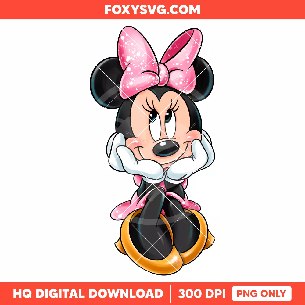 Minnie Mouse PNG, Mickey & Friends PNG, Disney PNG, Sublimation PNG