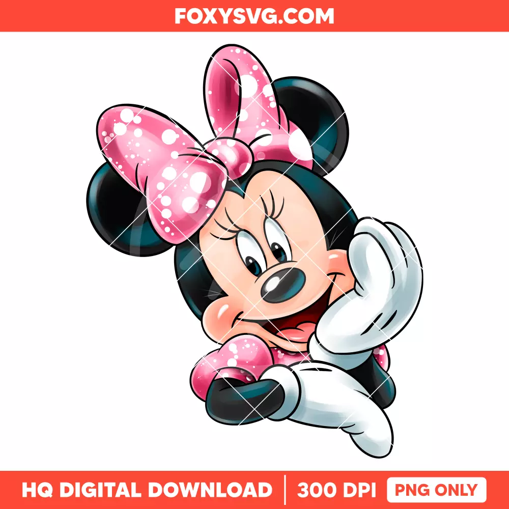 Minnie Mouse PNG, Mickey & Friends PNG, Disney PNG, Sublimation PNG