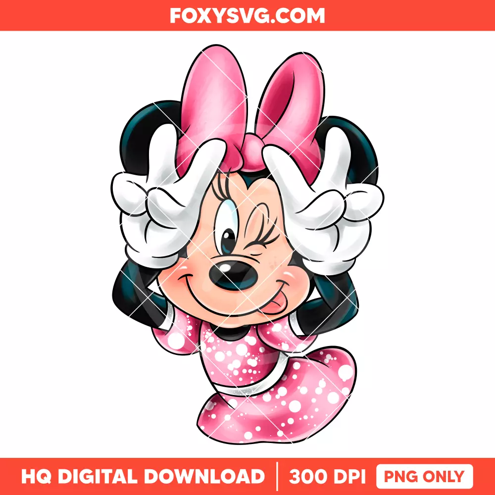 Minnie Mouse PNG, Mickey & Friends PNG, Disney PNG, Sublimation PNG