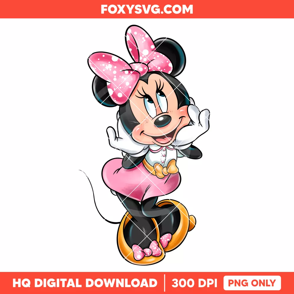 Minnie Mouse PNG, Mickey & Friends PNG, Disney PNG, Sublimation PNG