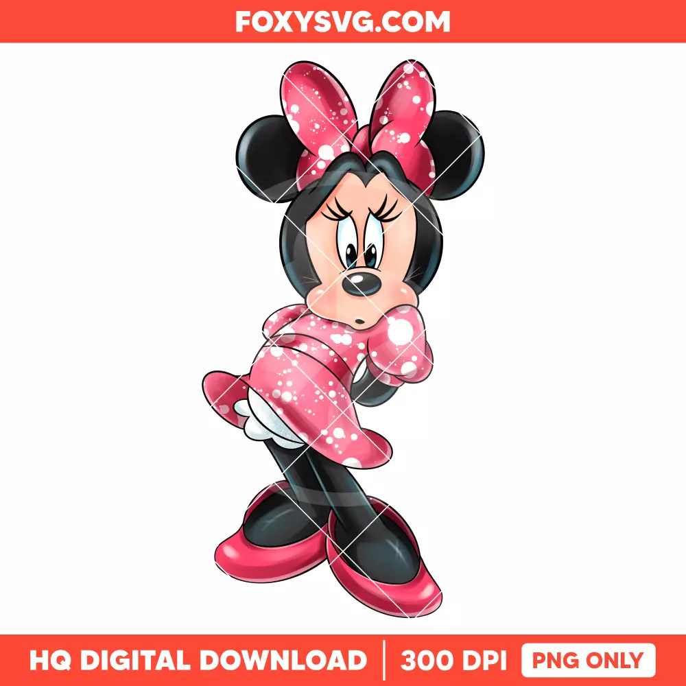 Minnie Mouse PNG, Mickey & Friends PNG, Disney PNG, Sublimation PNG