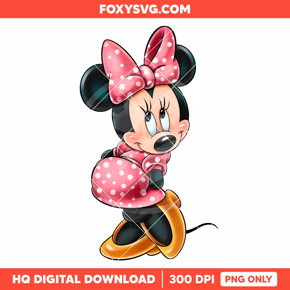 Cute Minnie PNG, Mickey & Friends PNG, Disney PNG, Sublimation PNG
