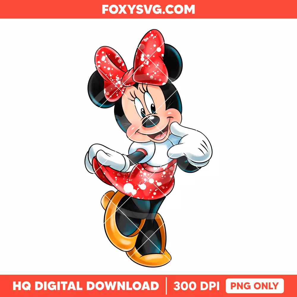 Minnie Mouse PNG, Mickey & Friends PNG, Disney PNG, Sublimation PNG