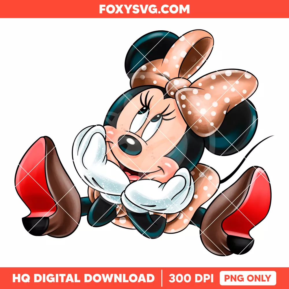 Minnie Mouse PNG, Mickey & Friends PNG, Disney PNG, Sublimation PNG