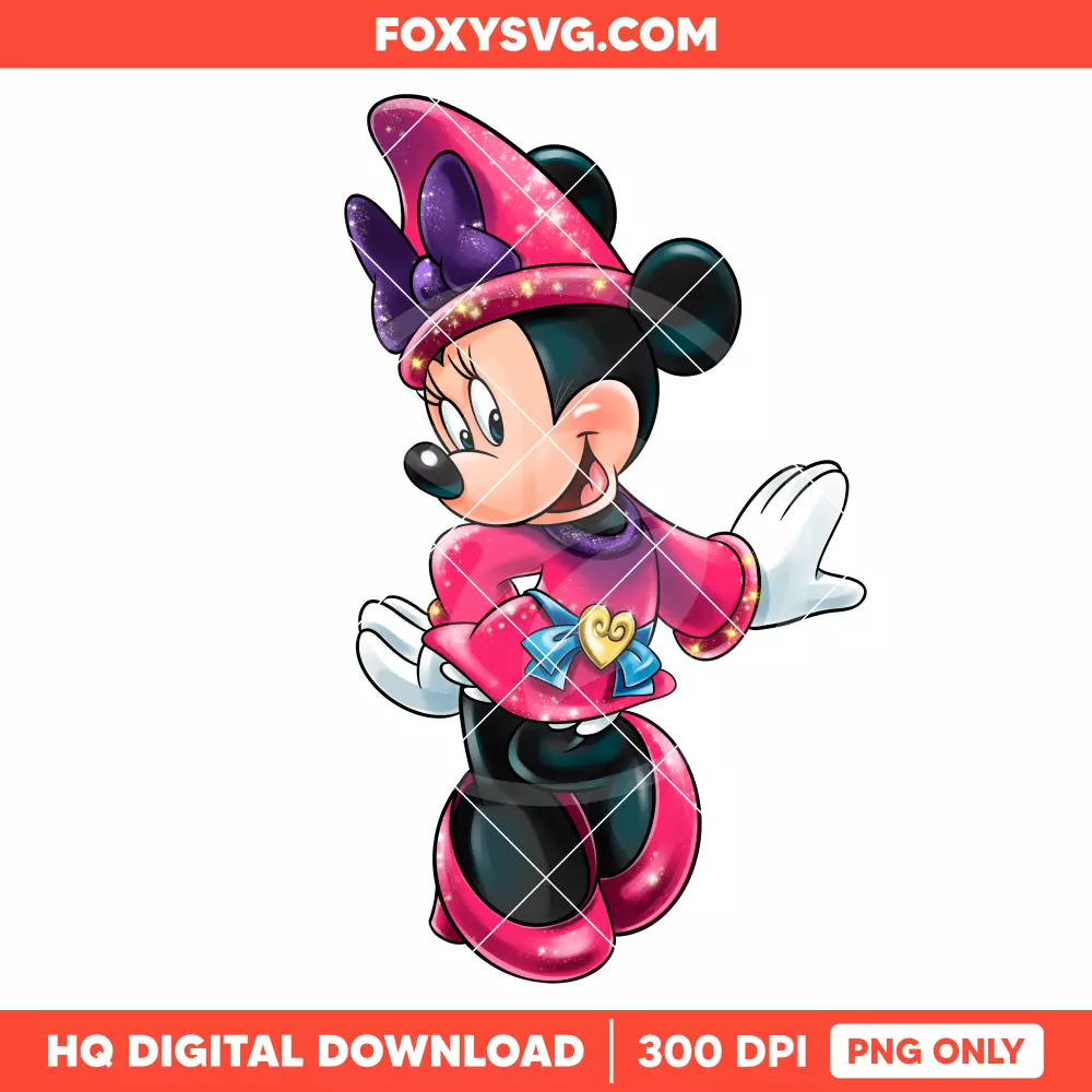 Magical Minnie PNG, Mickey & Friends PNG, Disney PNG, Sublimation PNG