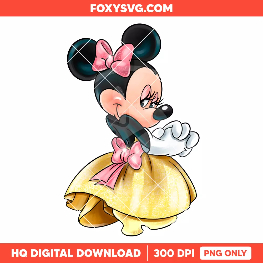 Minnie Princess PNG, Mickey & Friends PNG, Disney PNG, Sublimation PNG