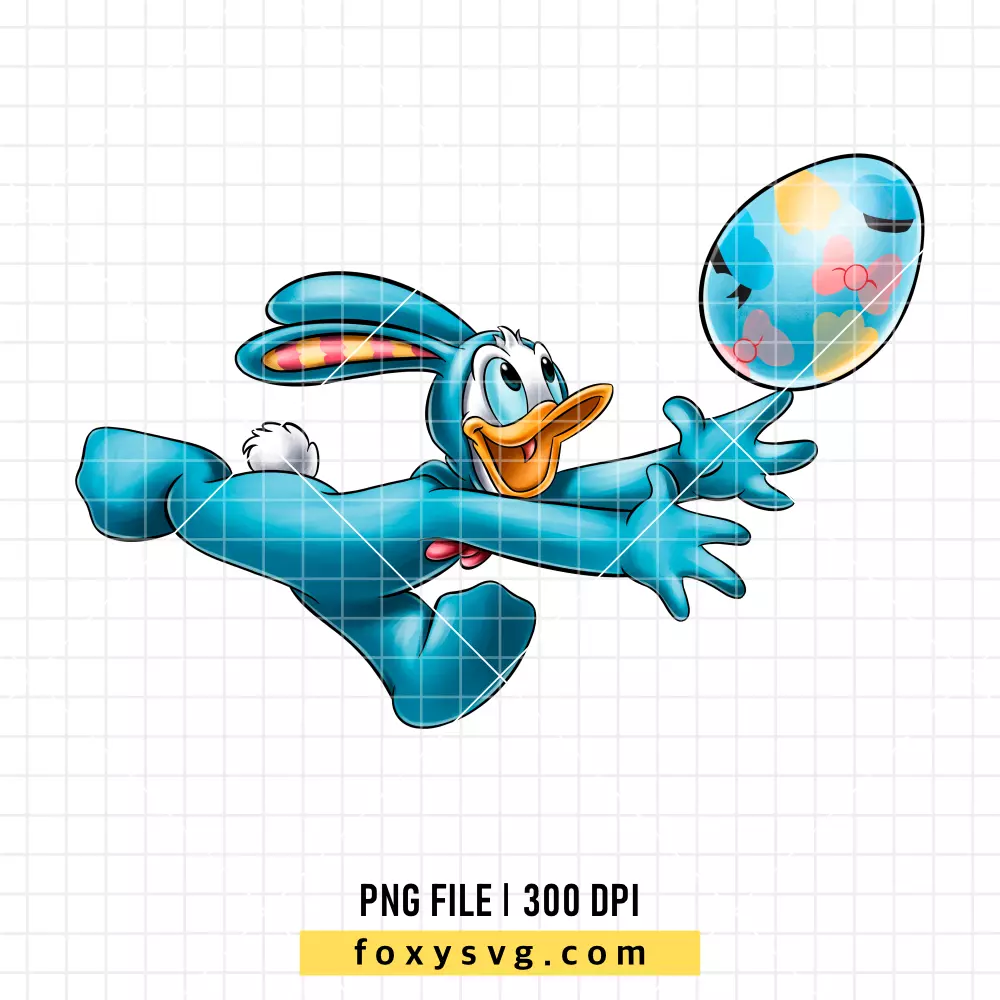 Donald Duck Easter Egg PNG, Happy Easter PNG, Disney PNG, Sublimation PNG