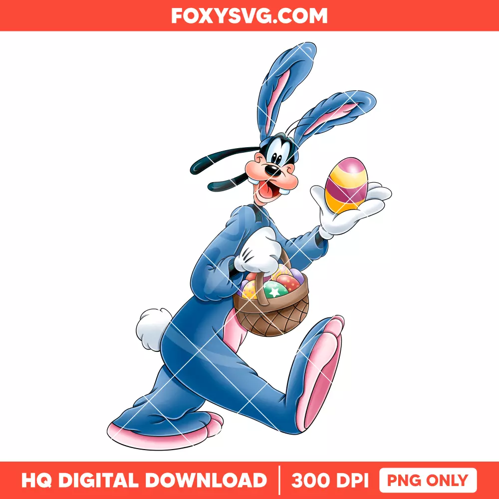 Goofy Easter PNG, Happy Easter PNG, Disney PNG, Sublimation PNG