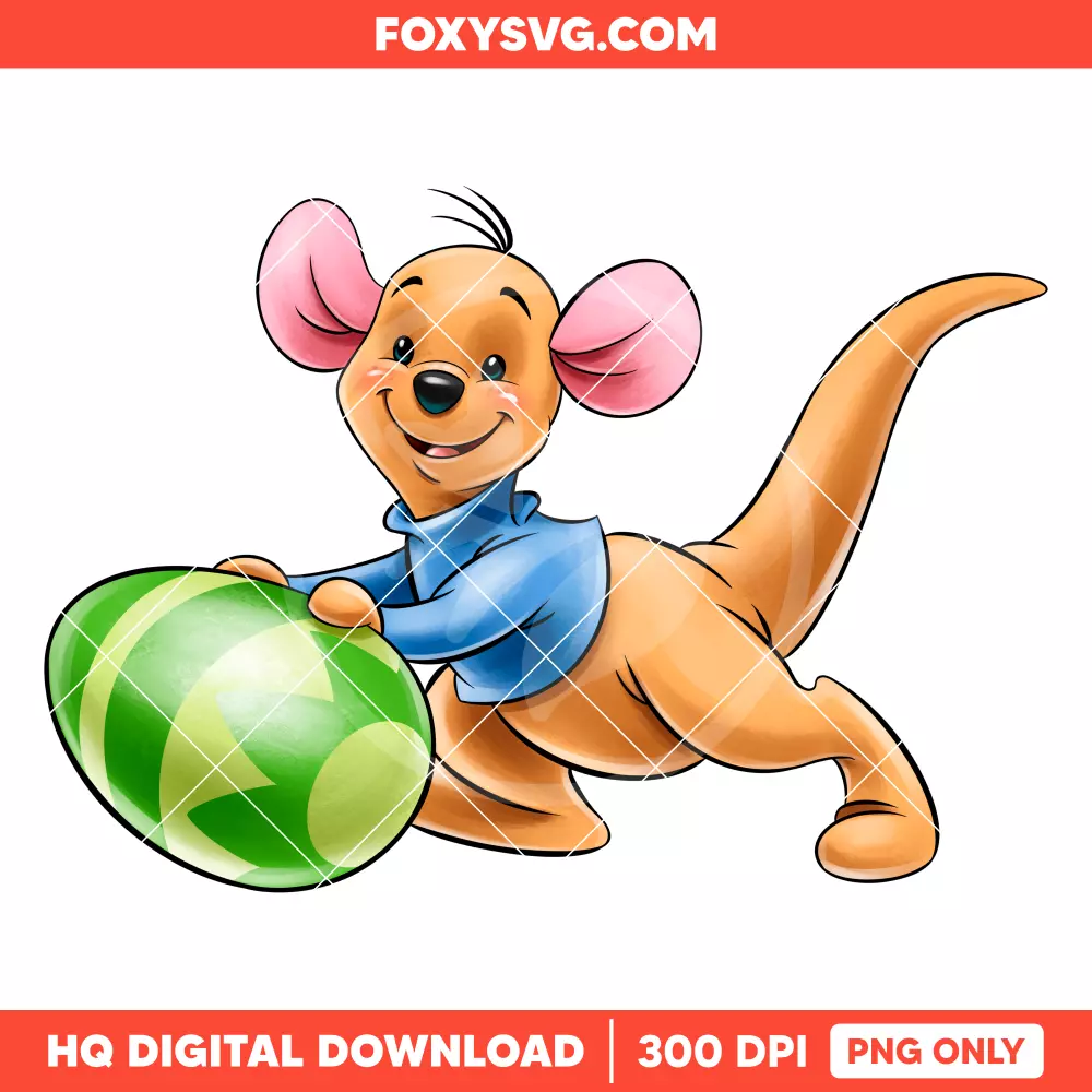 Easter Little Roo PNG, Happy Easter PNG, Disney PNG, Sublimation PNG