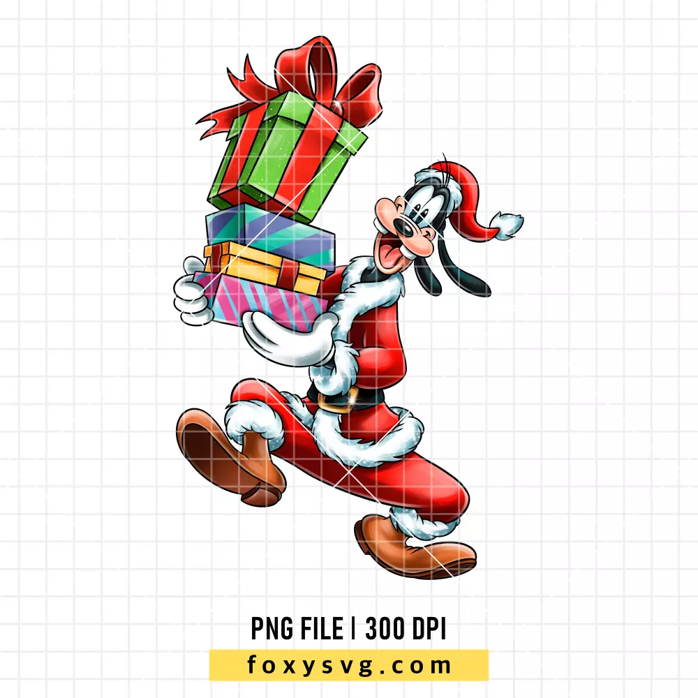 Goofy Christmas PNG, Christmas PNG, Disney PNG, Sublimation PNG