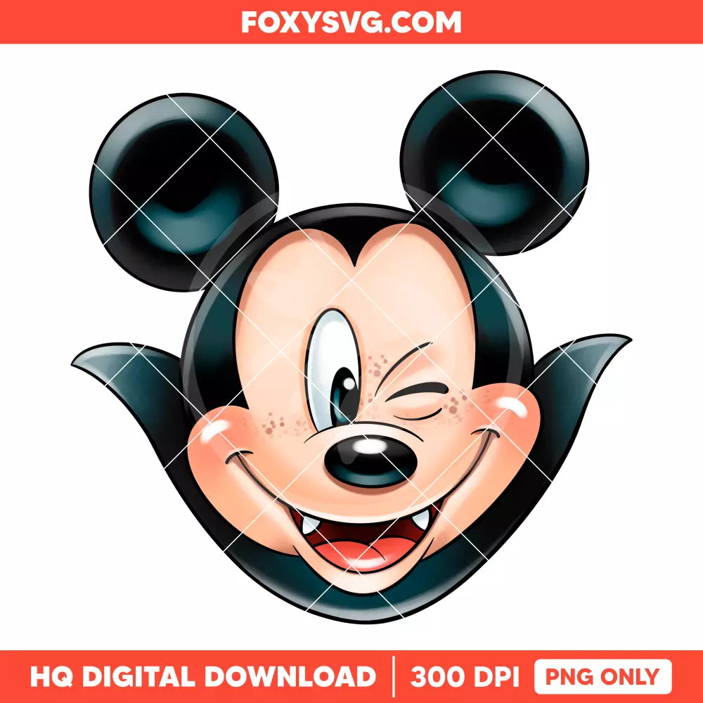 Mickey Mouse Halloween PNG, Happy Halloween PNG, Disney PNG, Sublimation PNG