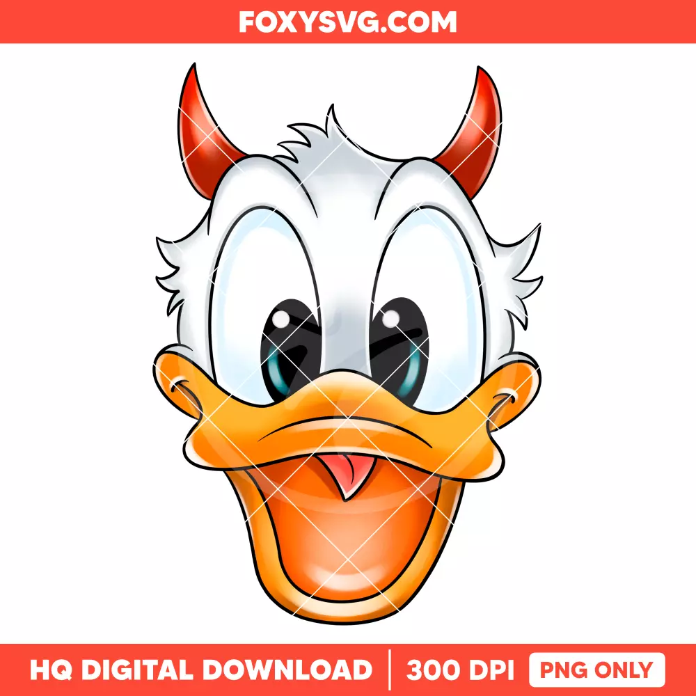 Donald Duck Halloween PNG, Happy Halloween PNG, Disney PNG, Sublimation PNG