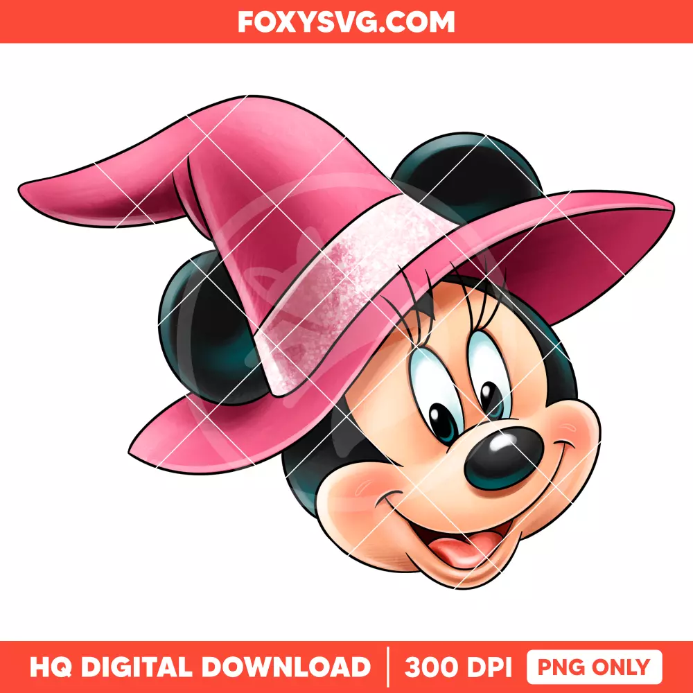 Halloween Minnie Mouse PNG, Happy Halloween PNG, Disney PNG, Sublimation PNG
