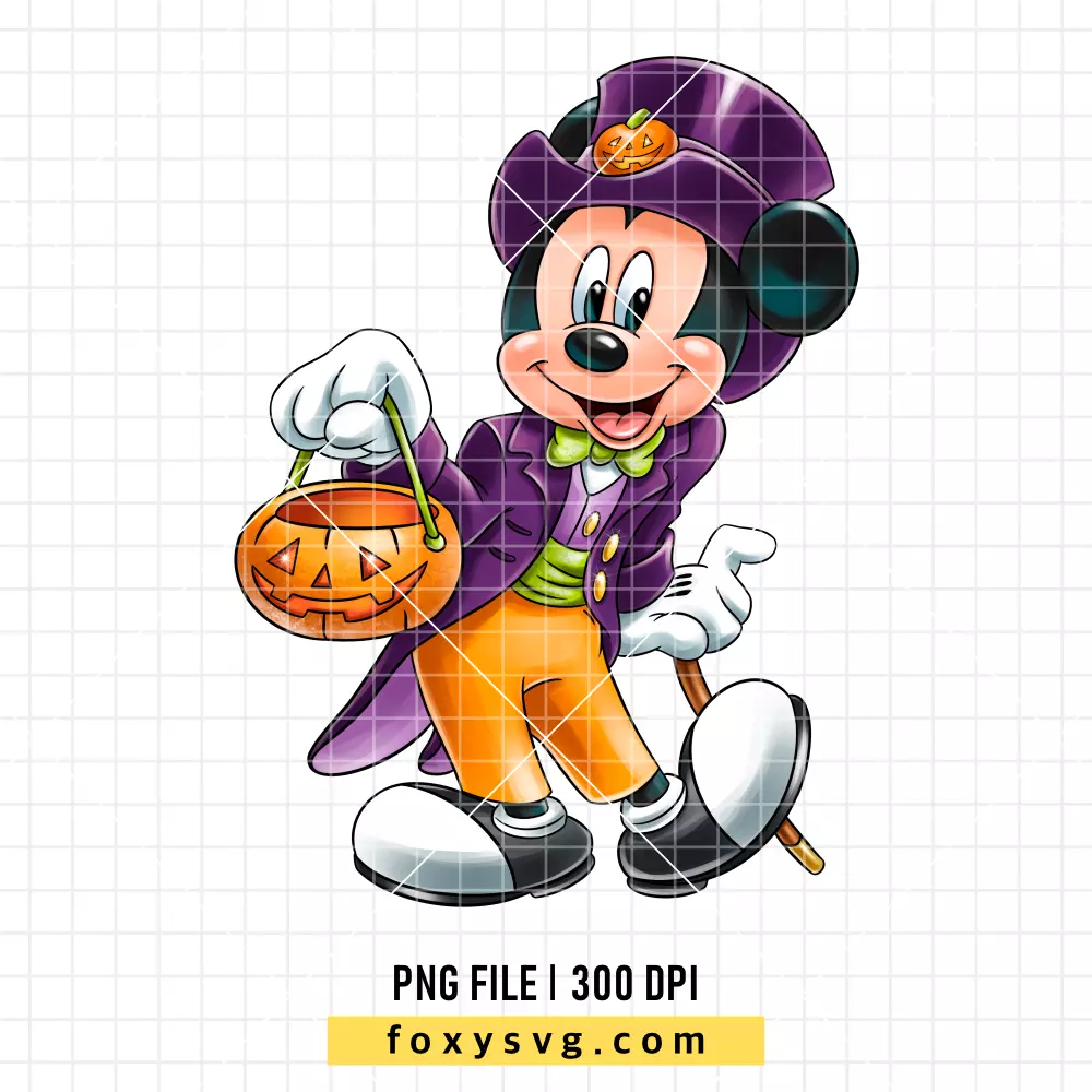 Mickey Mouse Halloween PNG, Halloween PNG, Disney PNG, Sublimation PNG