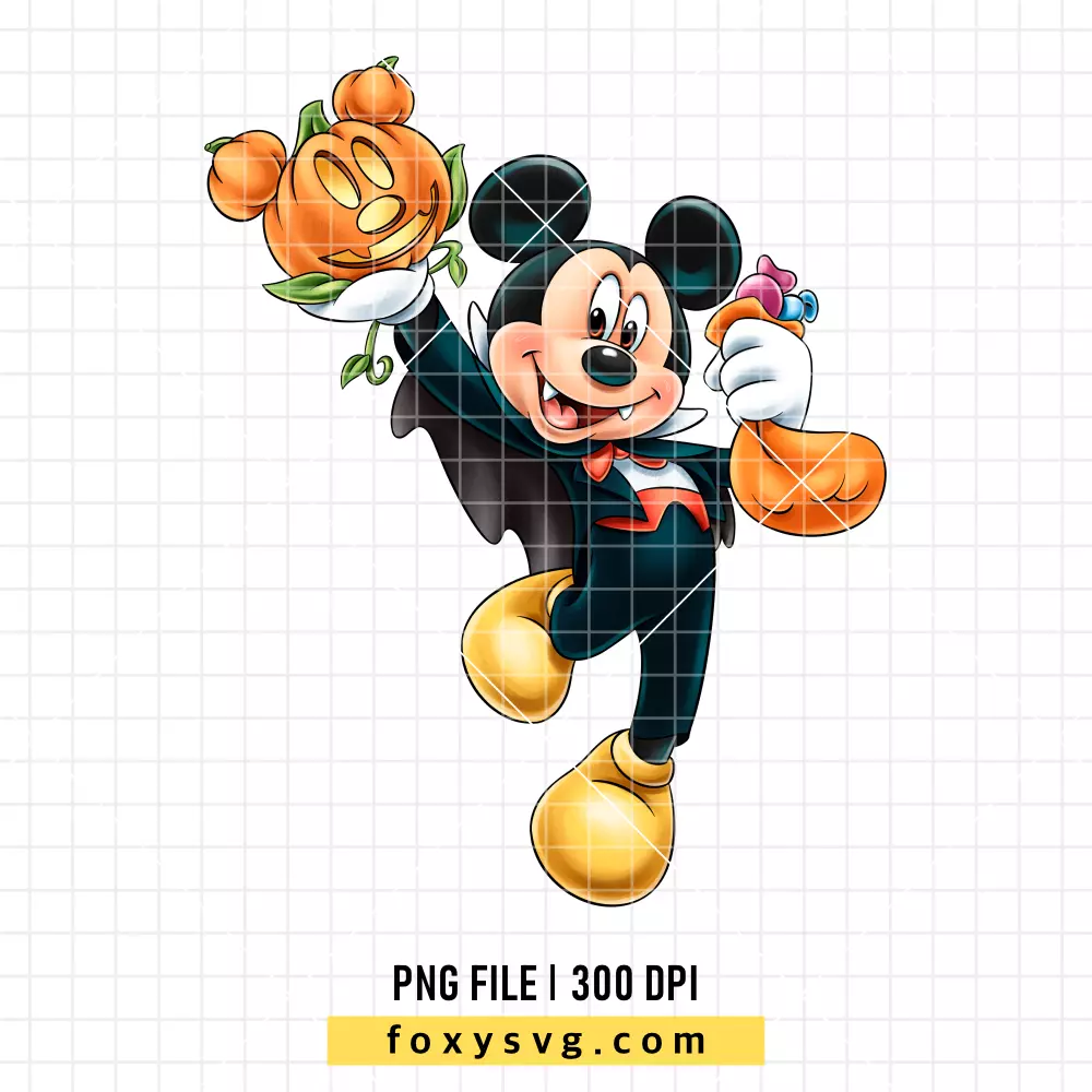 Mickey Mouse Halloween PNG, Halloween PNG, Disney PNG, Sublimation PNG