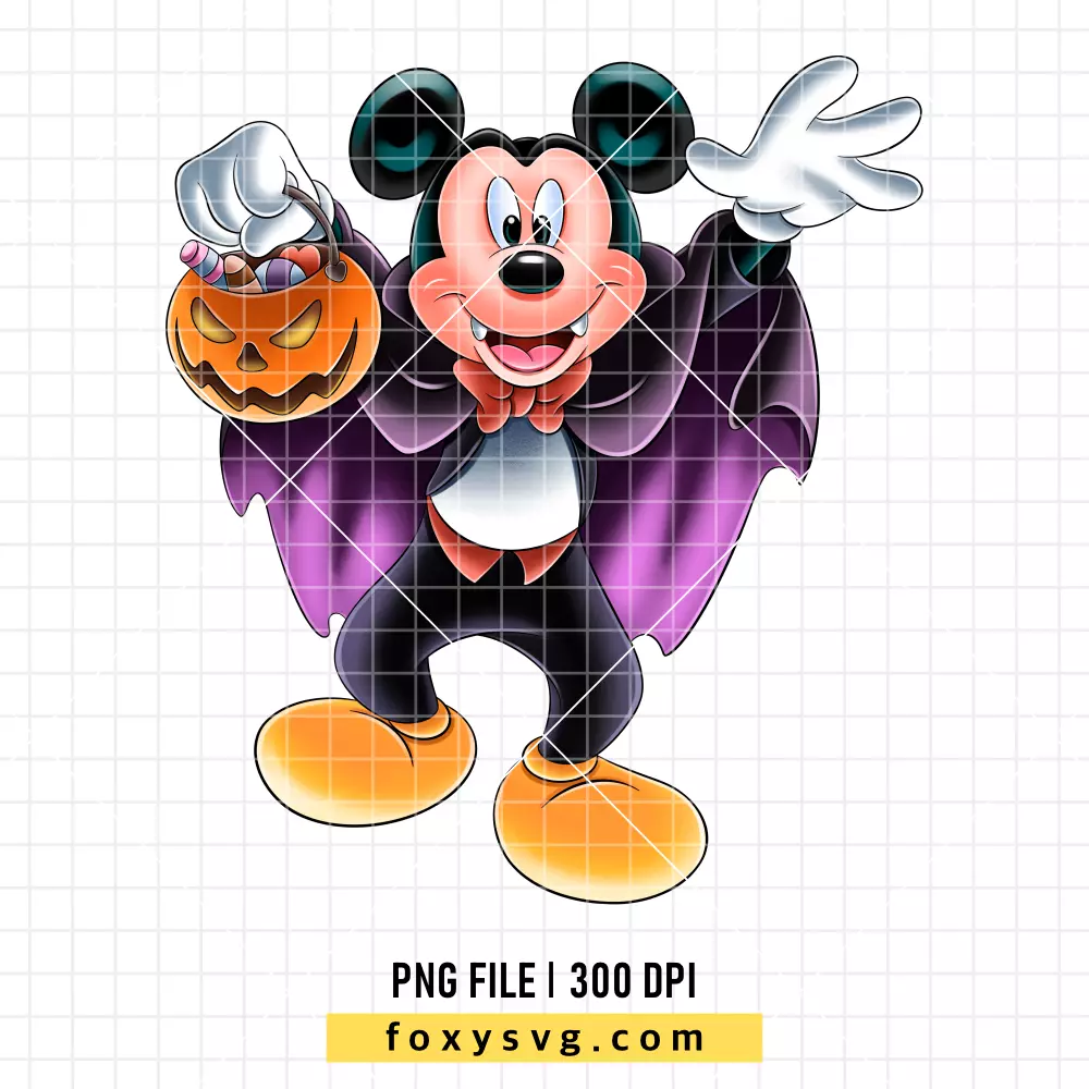 Mickey Mouse Halloween PNG, Halloween PNG, Disney PNG, Sublimation PNG