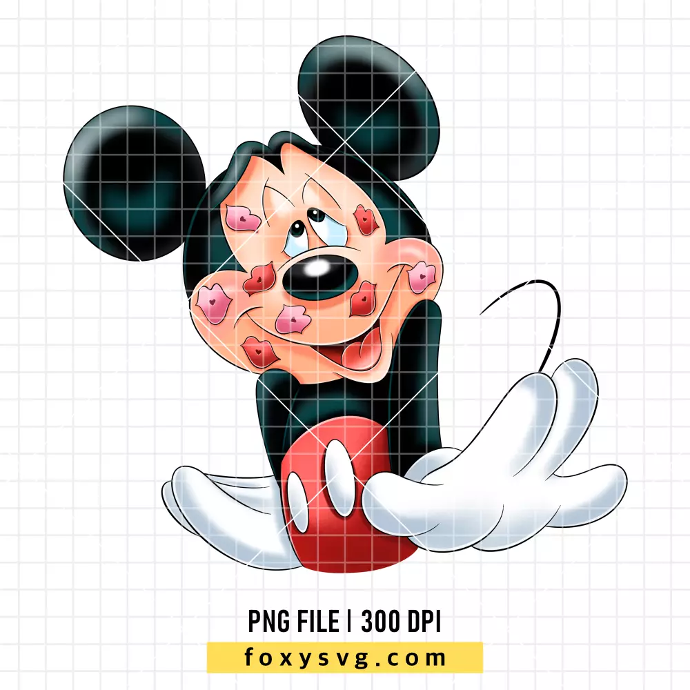 Mickey Valentine PNG, Valentine’s Day PNG, Disney PNG, Sublimation PNG