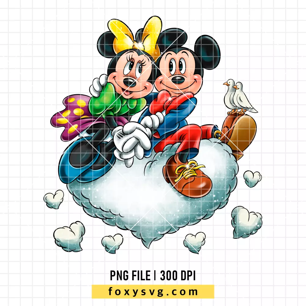 Mickey and Minnie Valentine PNG, Valentine’s Day PNG, Disney PNG, Sublimation PNG