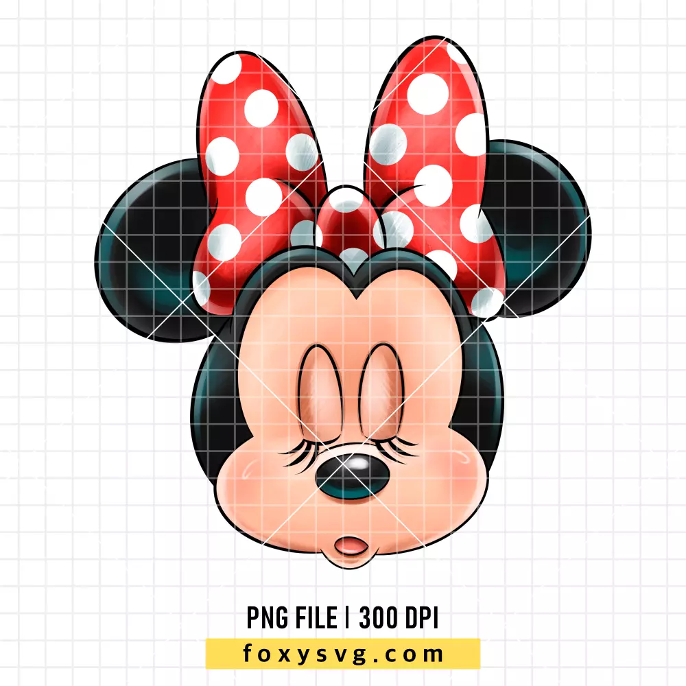 Minnie Mouse Bow Head PNG, Mickey & Friends PNG, Disney PNG, Sublimation PNG