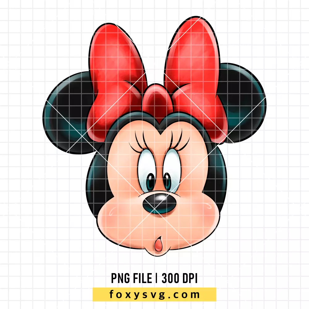 Minnie Mouse Bow Head PNG, Mickey & Friends PNG, Disney PNG, Sublimation PNG