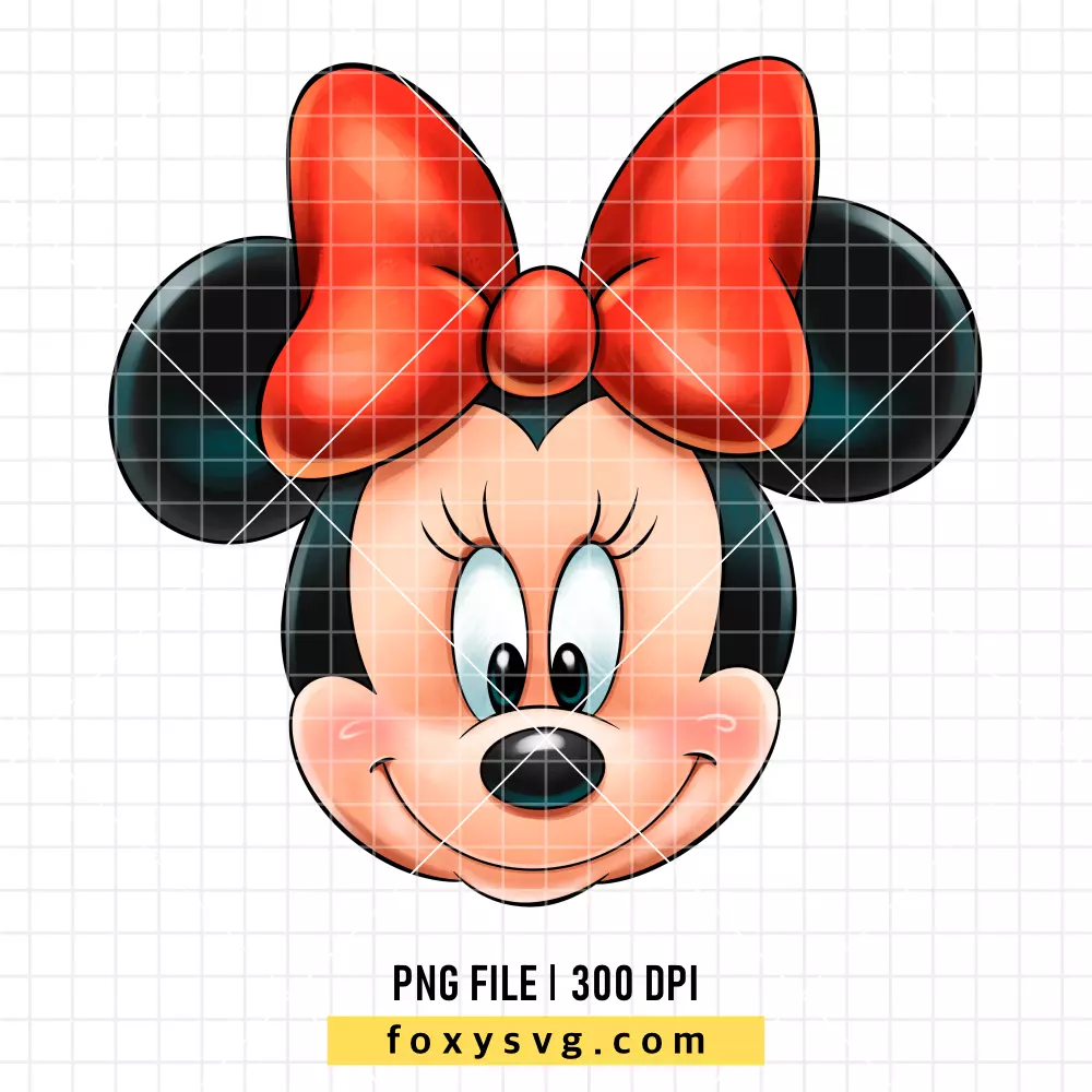 Minnie Mouse Bow Head PNG, Mickey & Friends PNG, Disney PNG, Sublimation PNG