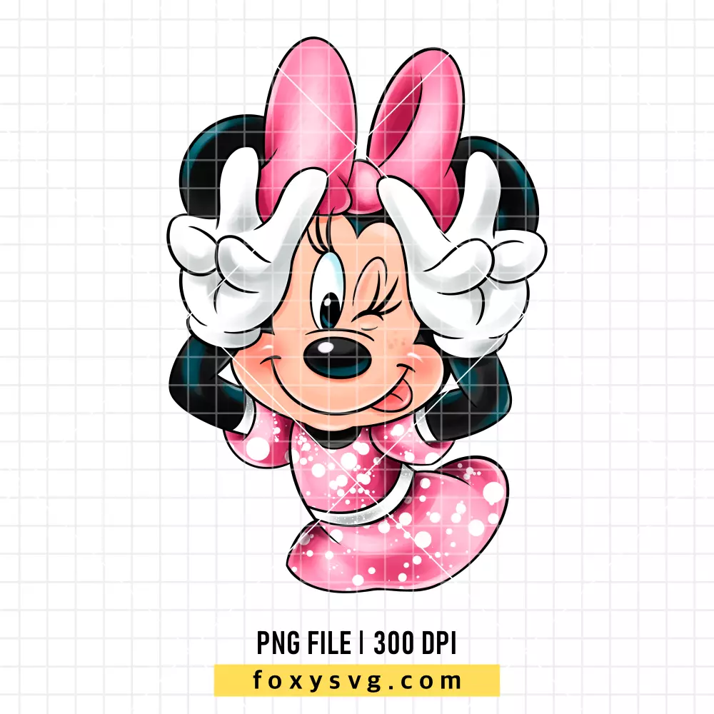 Minnie Mouse PNG, Mickey & Friends PNG, Disney PNG, Sublimation PNG
