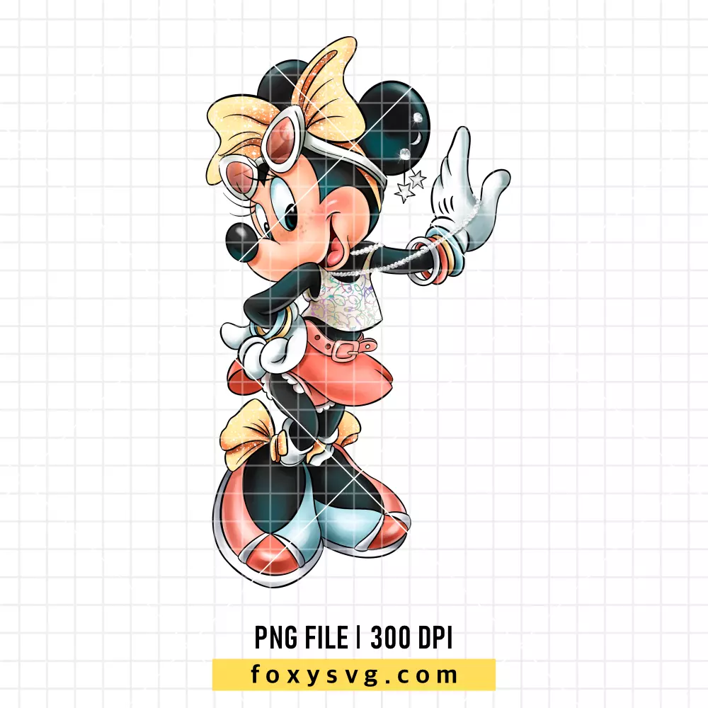 Minnie Mouse Summer PNG, Mickey & Friends PNG, Disney PNG, Sublimation PNG