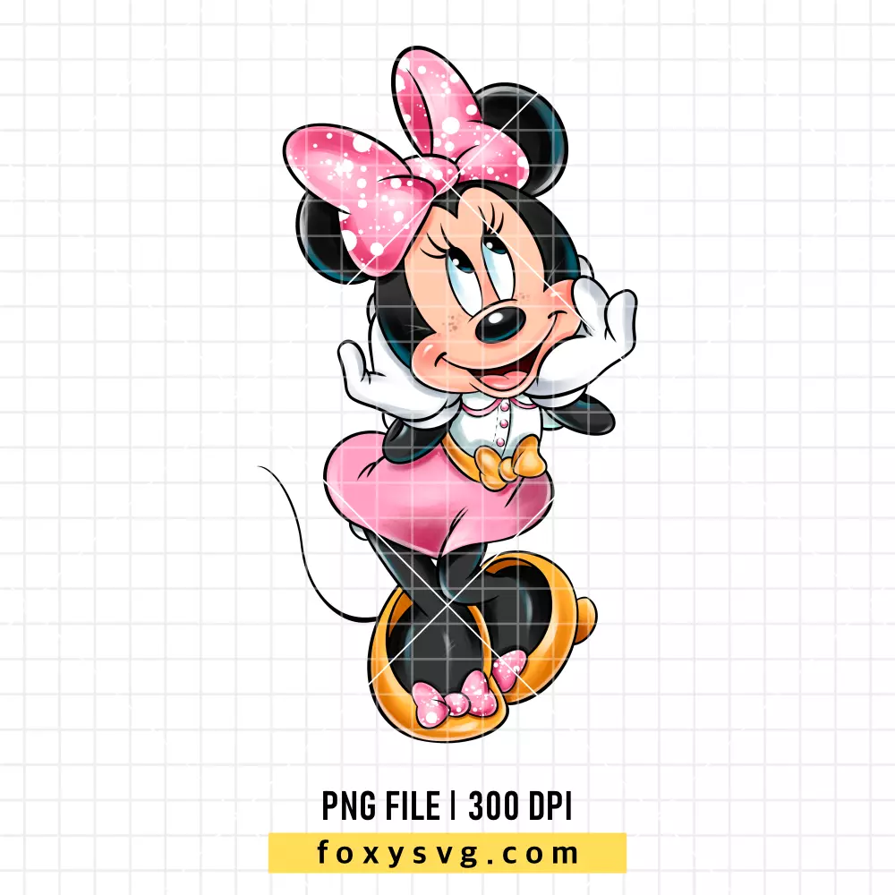 Minnie Mouse PNG, Mickey & Friends PNG, Disney PNG, Sublimation PNG