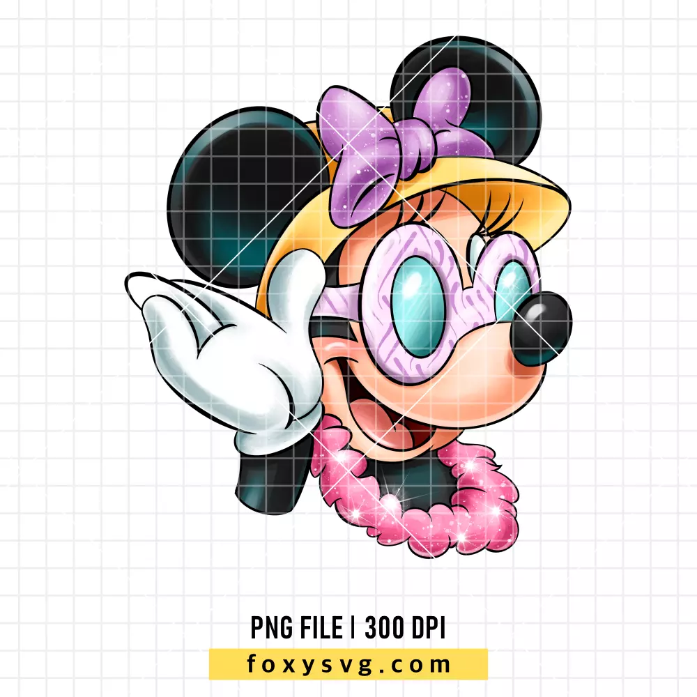 Minnie Mouse Sunglasses PNG, Mickey & Friends PNG, Disney PNG, Sublimation PNG