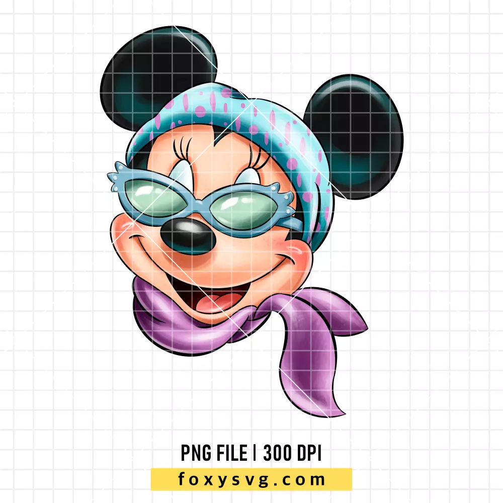 Minnie Mouse Sunglasses PNG, Mickey & Friends PNG, Disney PNG, Sublimation PNG