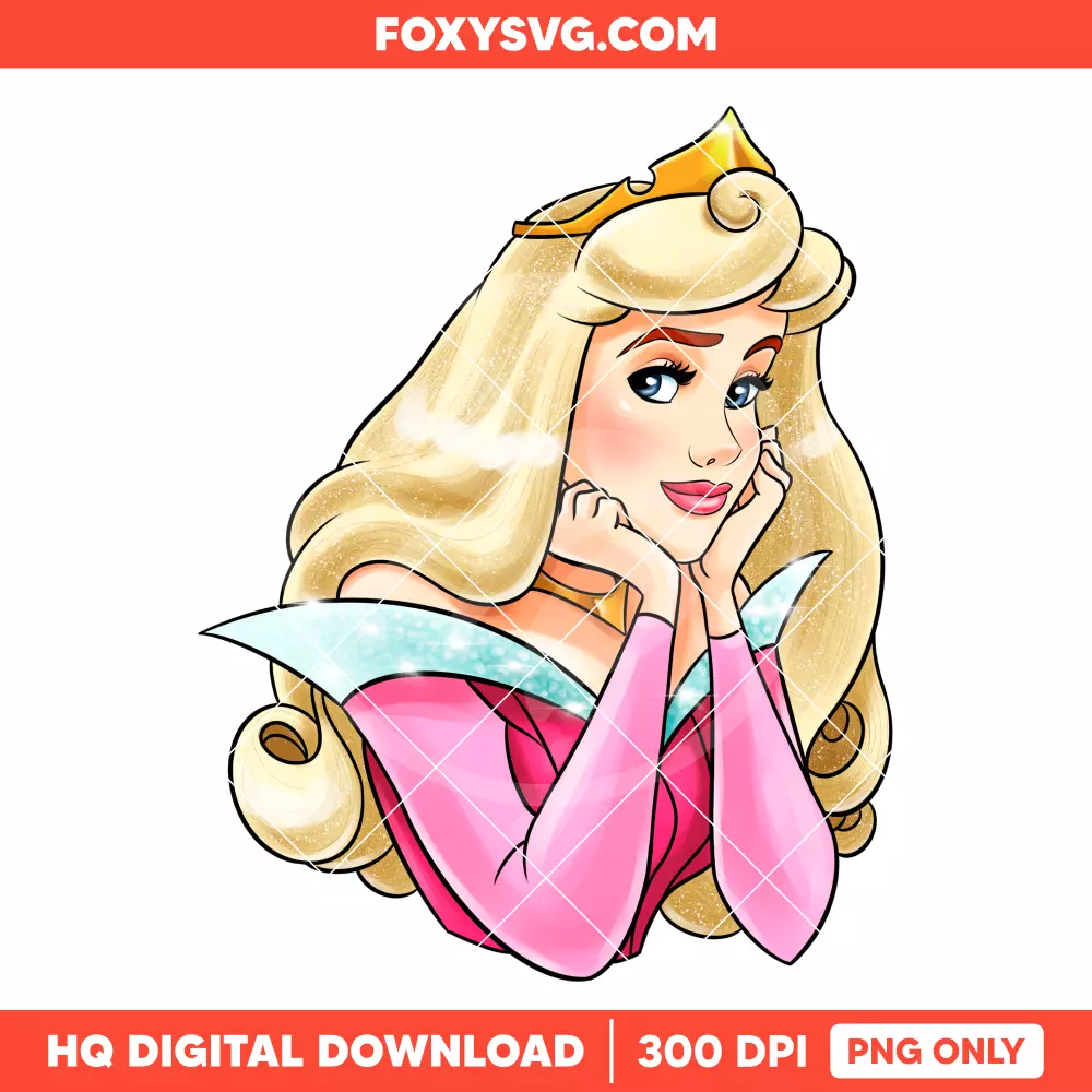 Aurora PNG, Princess PNG, Disney PNG, Sublimation PNG