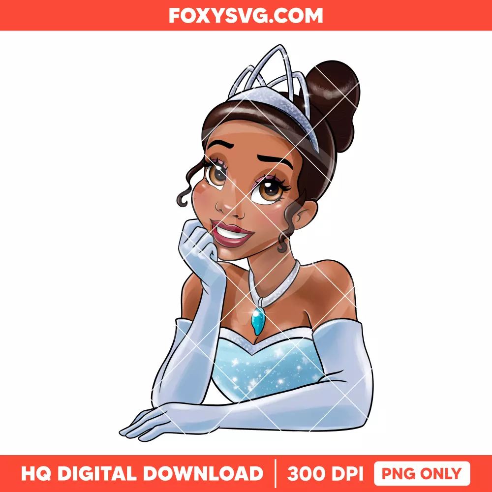 Tiana PNG, Princess PNG, Disney PNG, Sublimation PNG