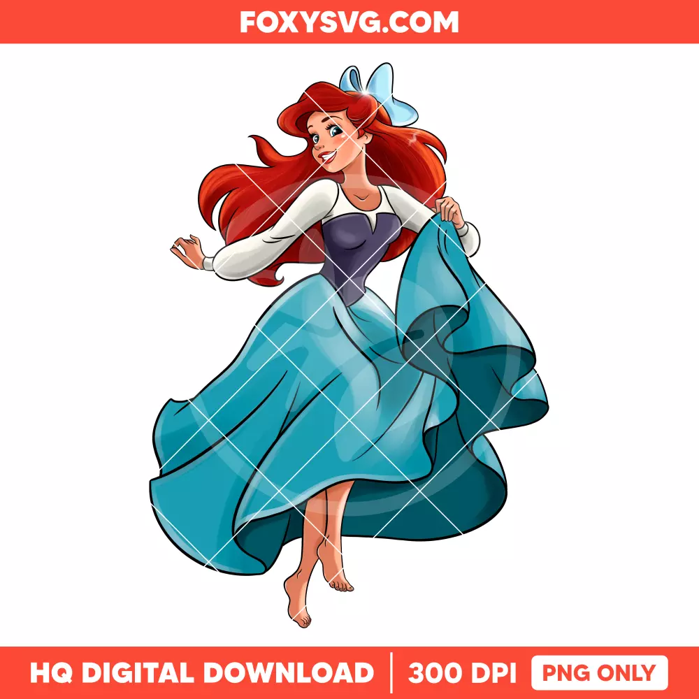 Ariel PNG, Little Mermaid PNG, Princess PNG, Disney PNG, Sublimation PNG