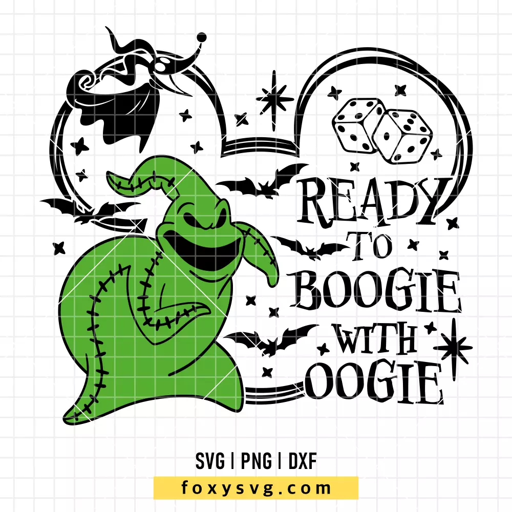Ready To Boogie With Oogie SVG, PNG | Disney SVG Cut File for Cricut & Silhouette