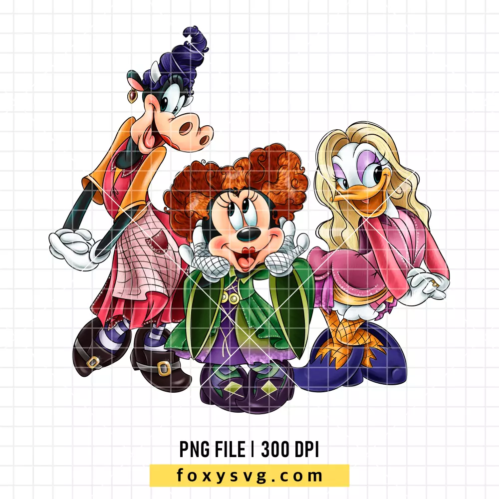 Sanderson Sisters Halloween PNG, Hocus Pocus PNG, Halloween PNG, Disney PNG, Sublimation PNG