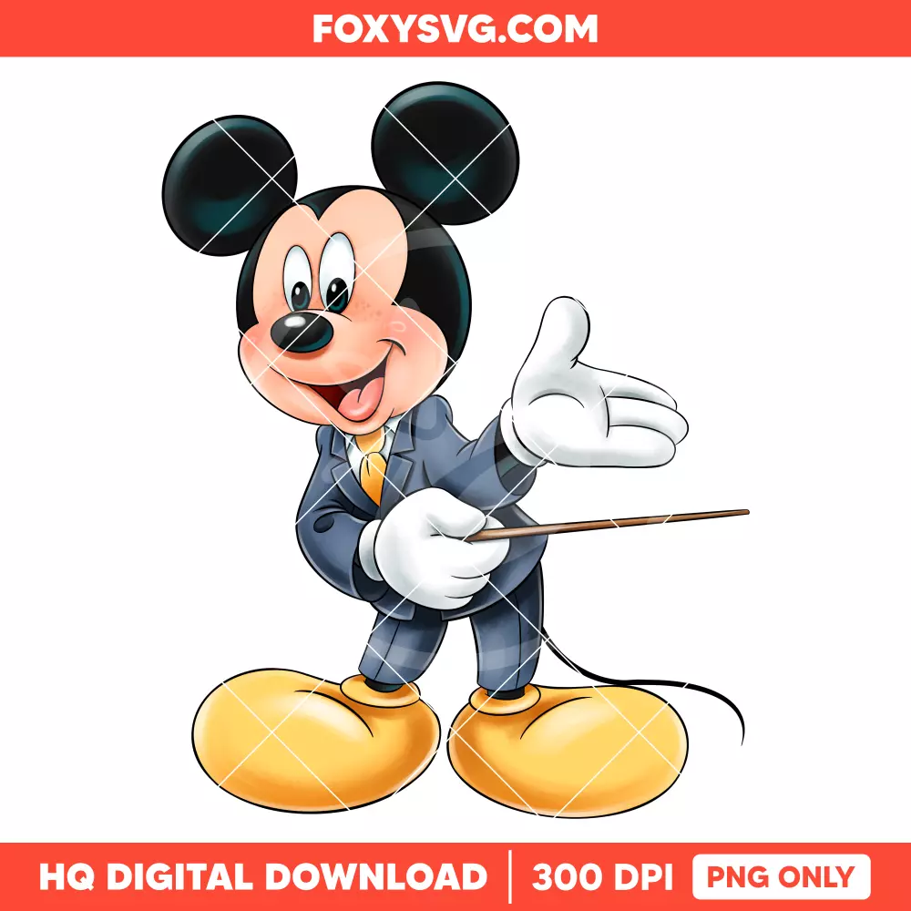 Mickey Mouse Teacher PNG, Graduation PNG, Disney PNG, Sublimation PNG