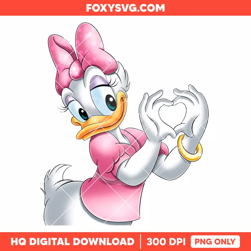 Daisy Valentine PNG, Happy Valentine’s Day PNG, Disney PNG, Sublimation PNG