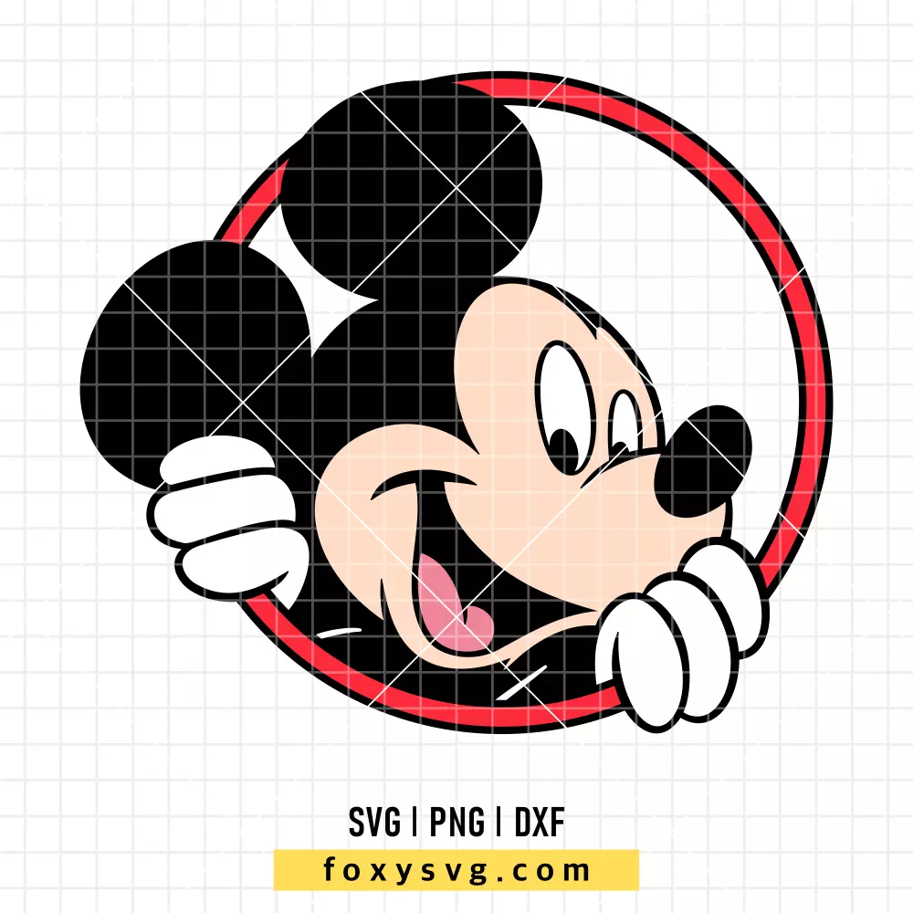 Mickey Frame SVG, PNG | Disney SVG Cut File for Cricut & Silhouette