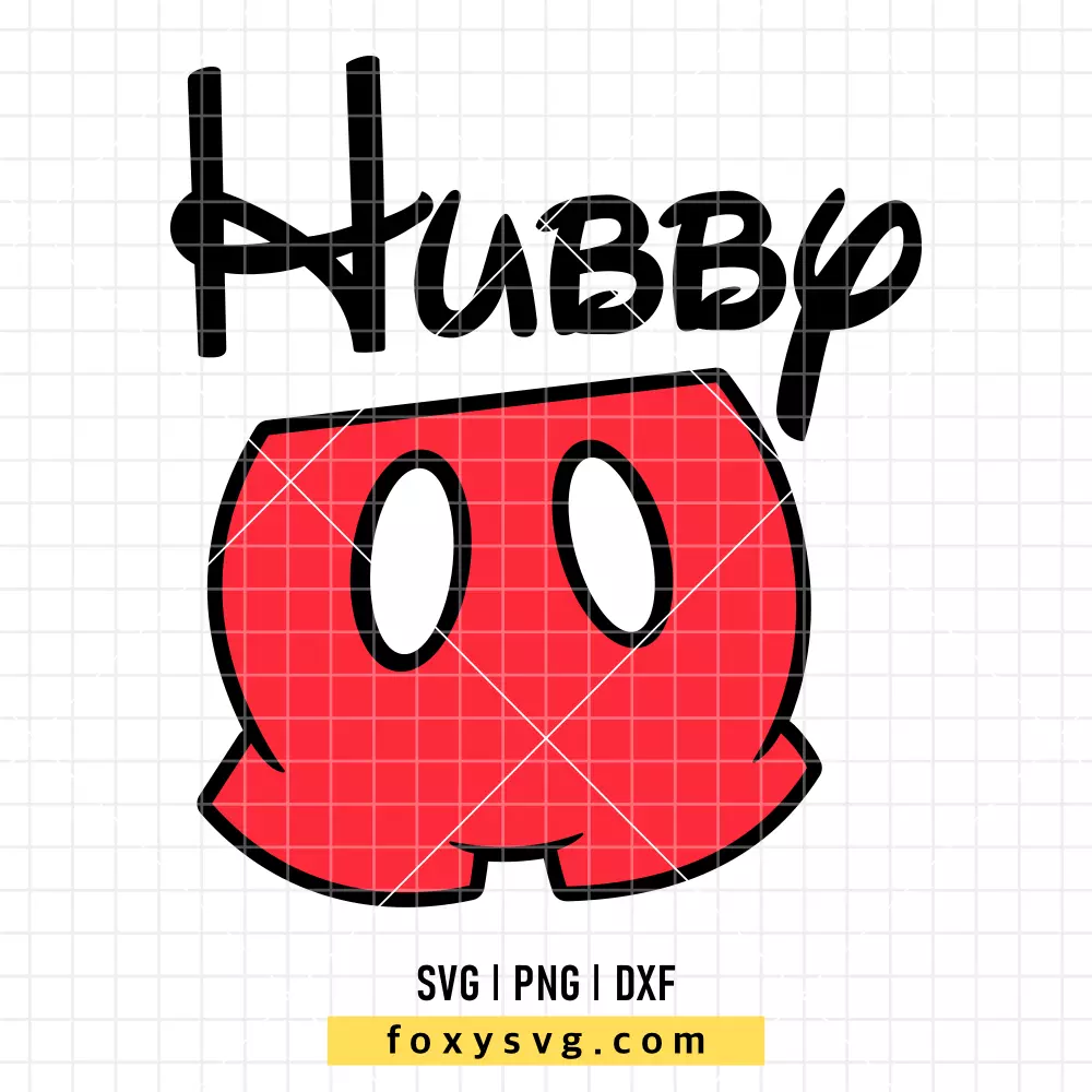 Mickey Hubby SVG, PNG | Disney SVG Cut File for Cricut & Silhouette