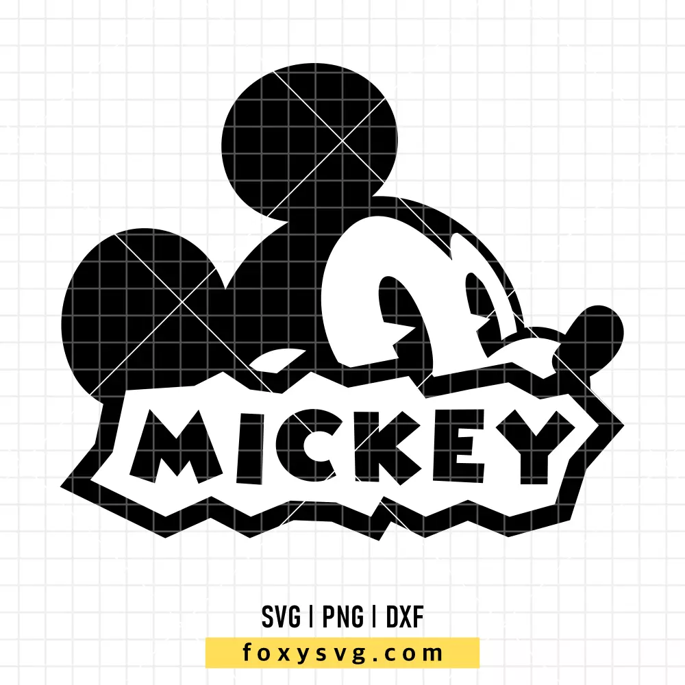 Mickey Retro SVG, PNG | Disney SVG Cut File for Cricut & Silhouette