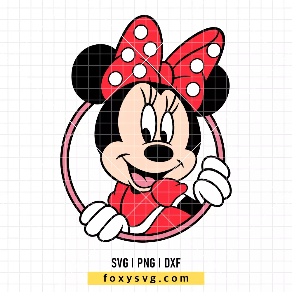Minnie Frame SVG, PNG | Disney SVG Cut File for Cricut & Silhouette