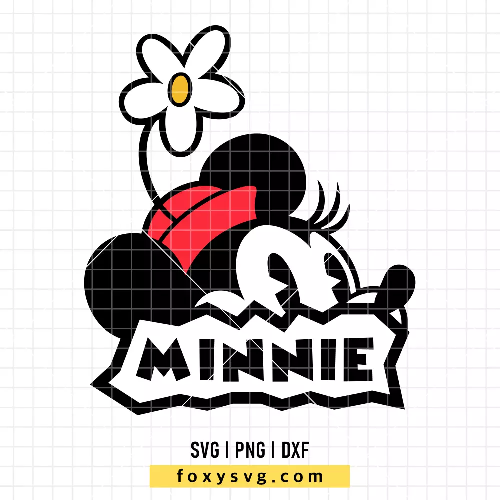 Minnie Retro SVG, PNG | Disney SVG Cut File for Cricut & Silhouette
