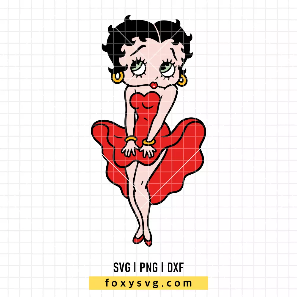 Betty Boop SVG, PNG | Disney SVG Cut File for Cricut & Silhouette