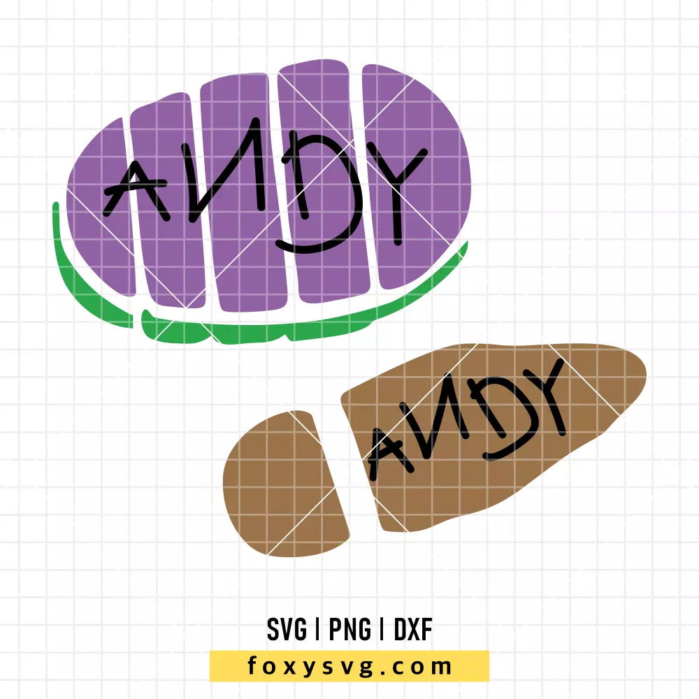 Buzz Lightyear and Sheriff Woody Footprints SVG, PNG | Disney SVG Cut File for Cricut & Silhouette