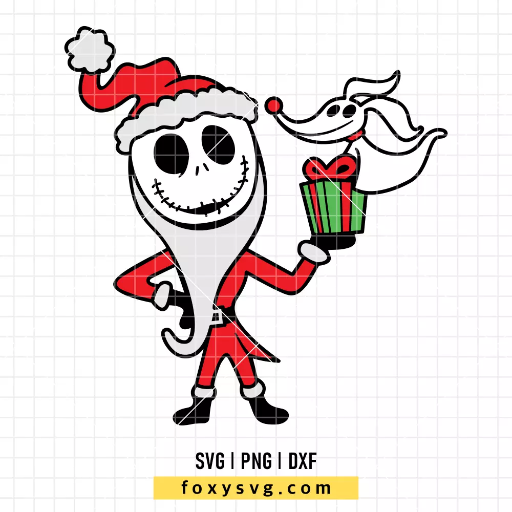 Christmas Jack SVG, PNG | Disney SVG Cut File for Cricut & Silhouette