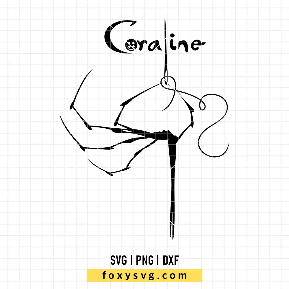 Coraline Mother's Hand SVG | Spooky Movie SVG PNG Design for Cricut, Silhouette