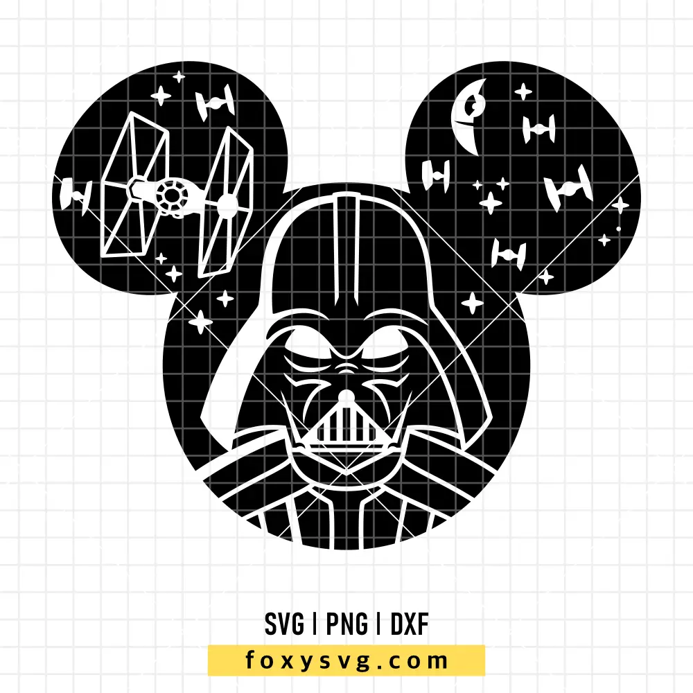 Darth Vader Ears SVG, PNG | Disney SVG Cut File for Cricut & Silhouette