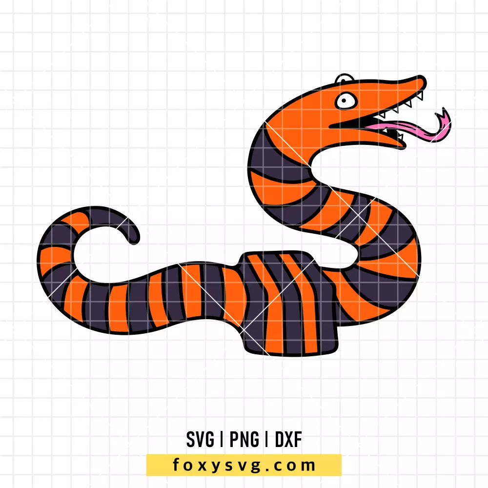 Giant Snake Nightmare Before Christmas SVG, PNG | Disney SVG Cut File for Cricut & Silhouette