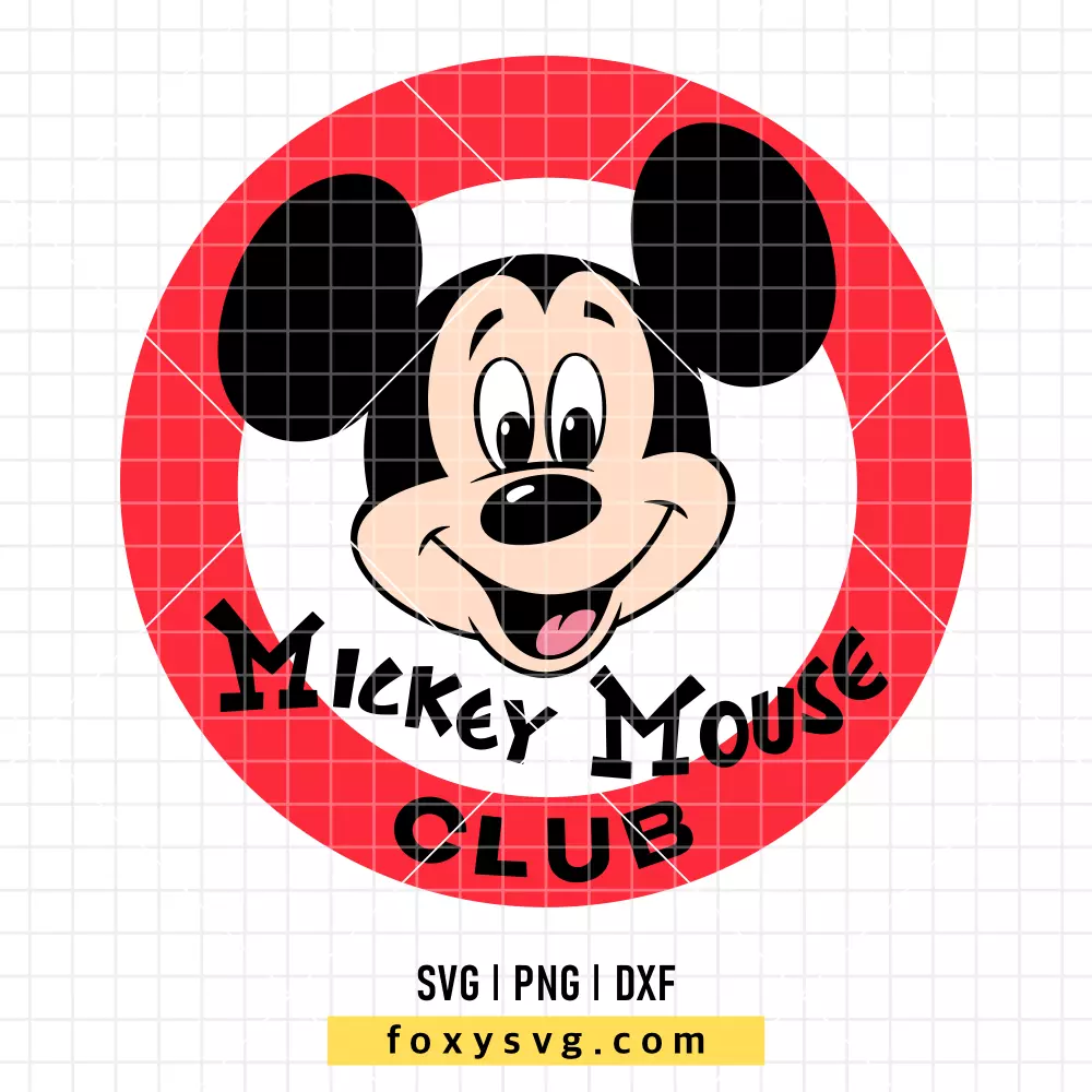 Mickey Mouse Club SVG, PNG | Disney SVG Cut File for Cricut & Silhouette