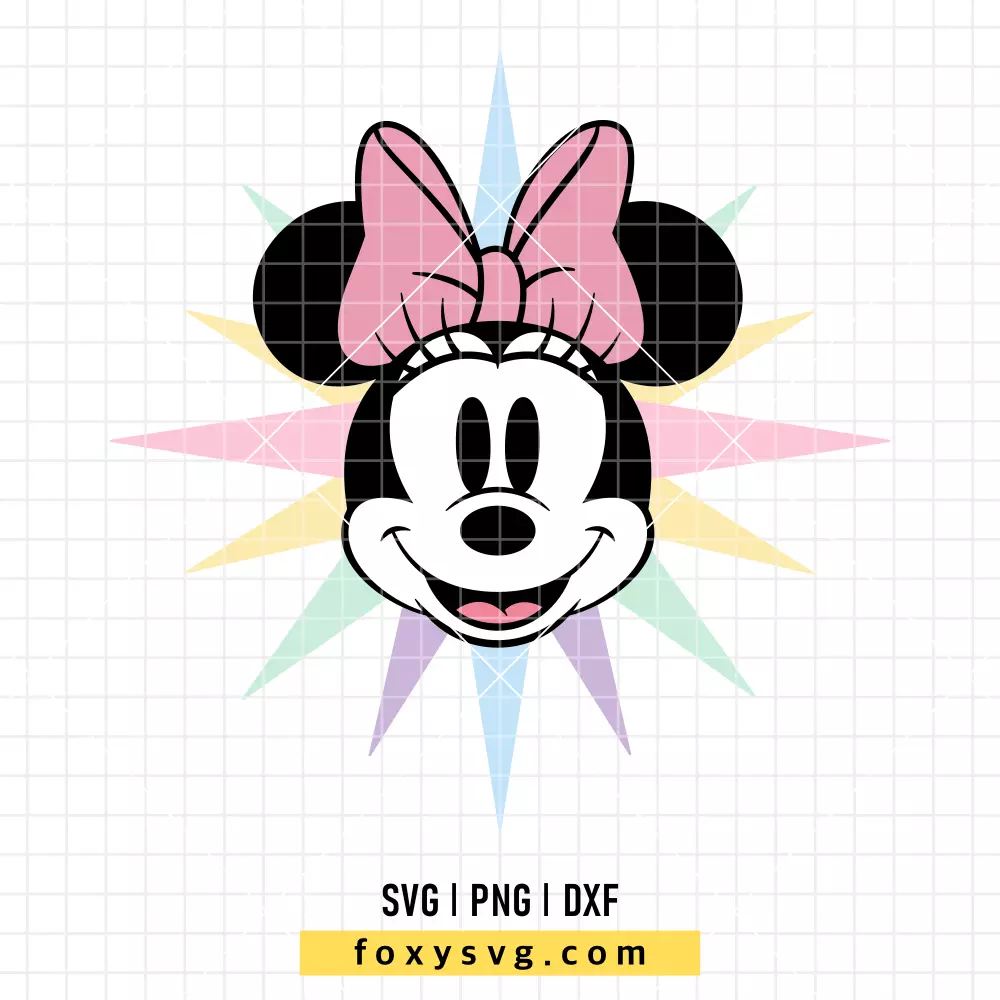 Minnie Mouse Wheel Logo SVG, PNG | Disney SVG Cut File for Cricut & Silhouette